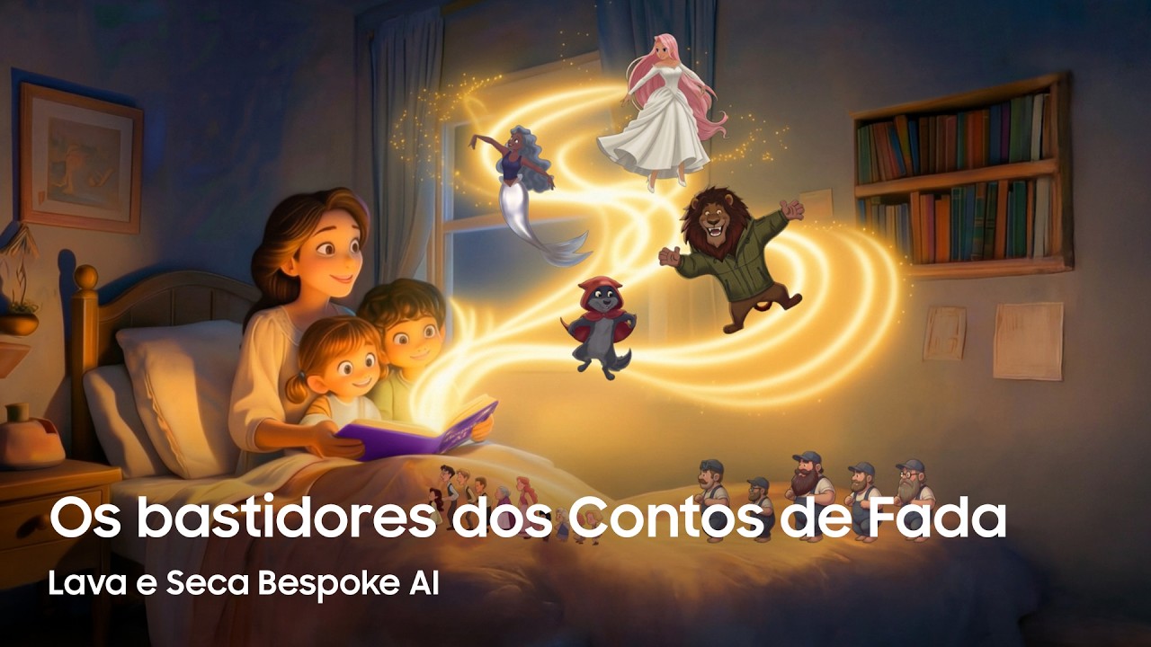 Os bastidores dos contos de fadas | Conto de fadas Bespoke AI | Samsung