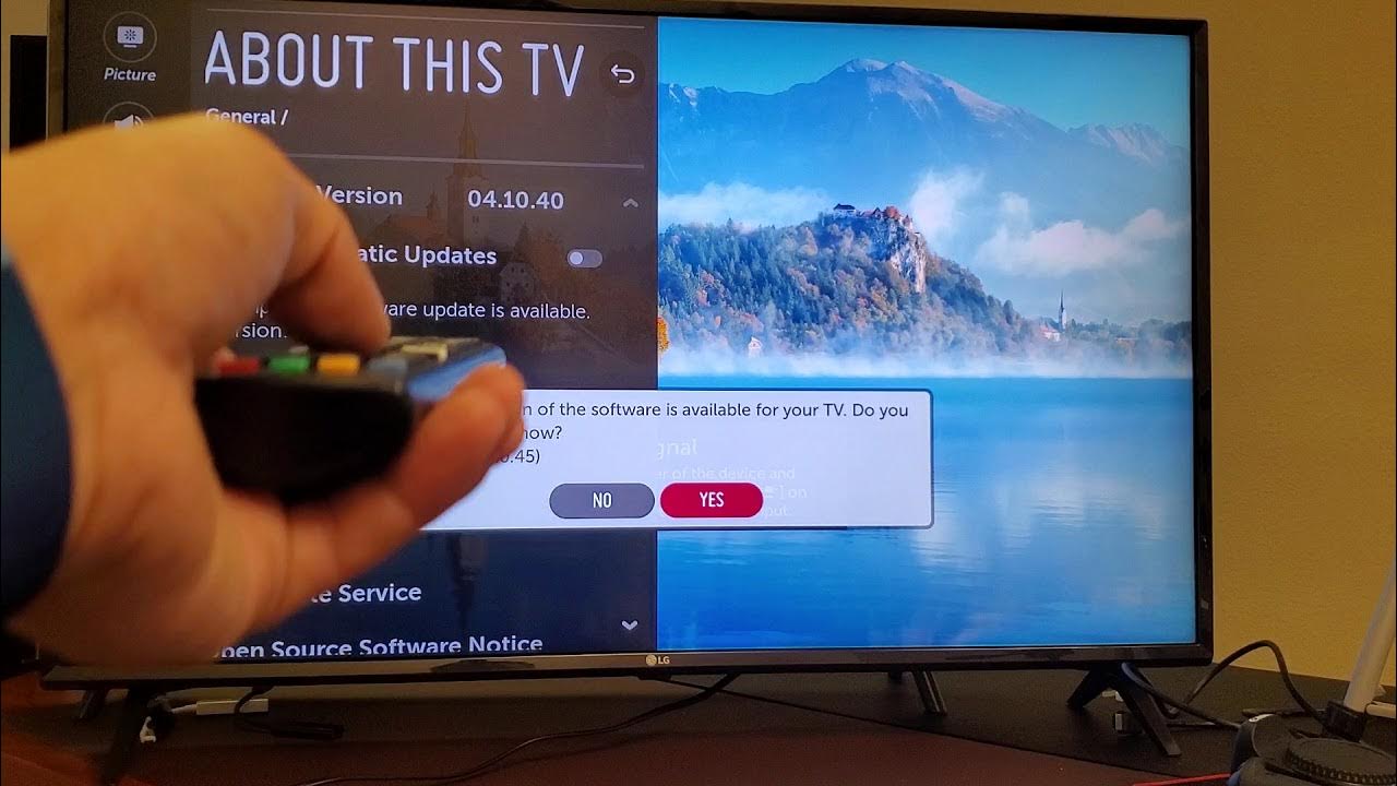 LG Smart TV How to Update System/Firmware Software Version YouTube