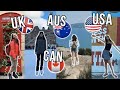 Una giornata in USA, CANADA, UK e AUSTRALIA a confronto