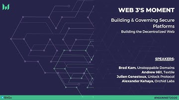 Building the Decentralized Web - Mainnet 2020