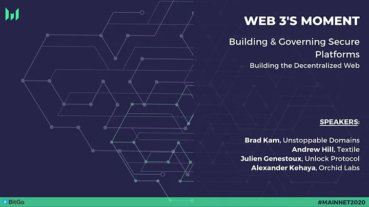 Building the Decentralized Web - Mainnet 2020