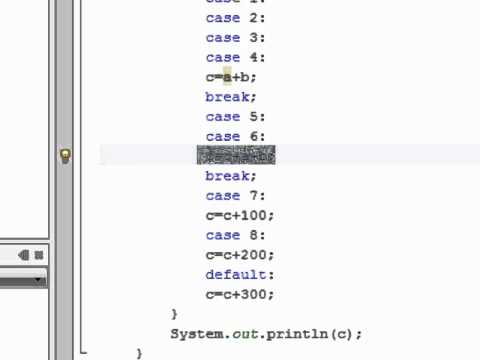 switch statement Example 2