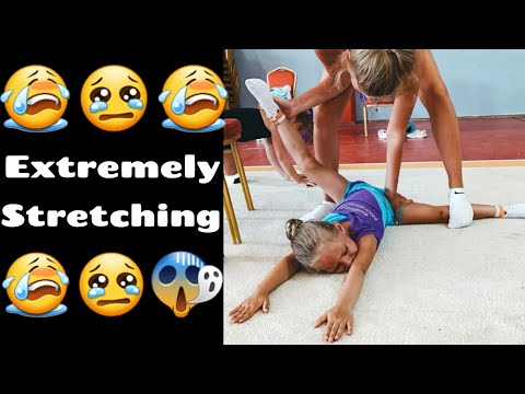 Extremely stretching with coach 😱😭(cry)