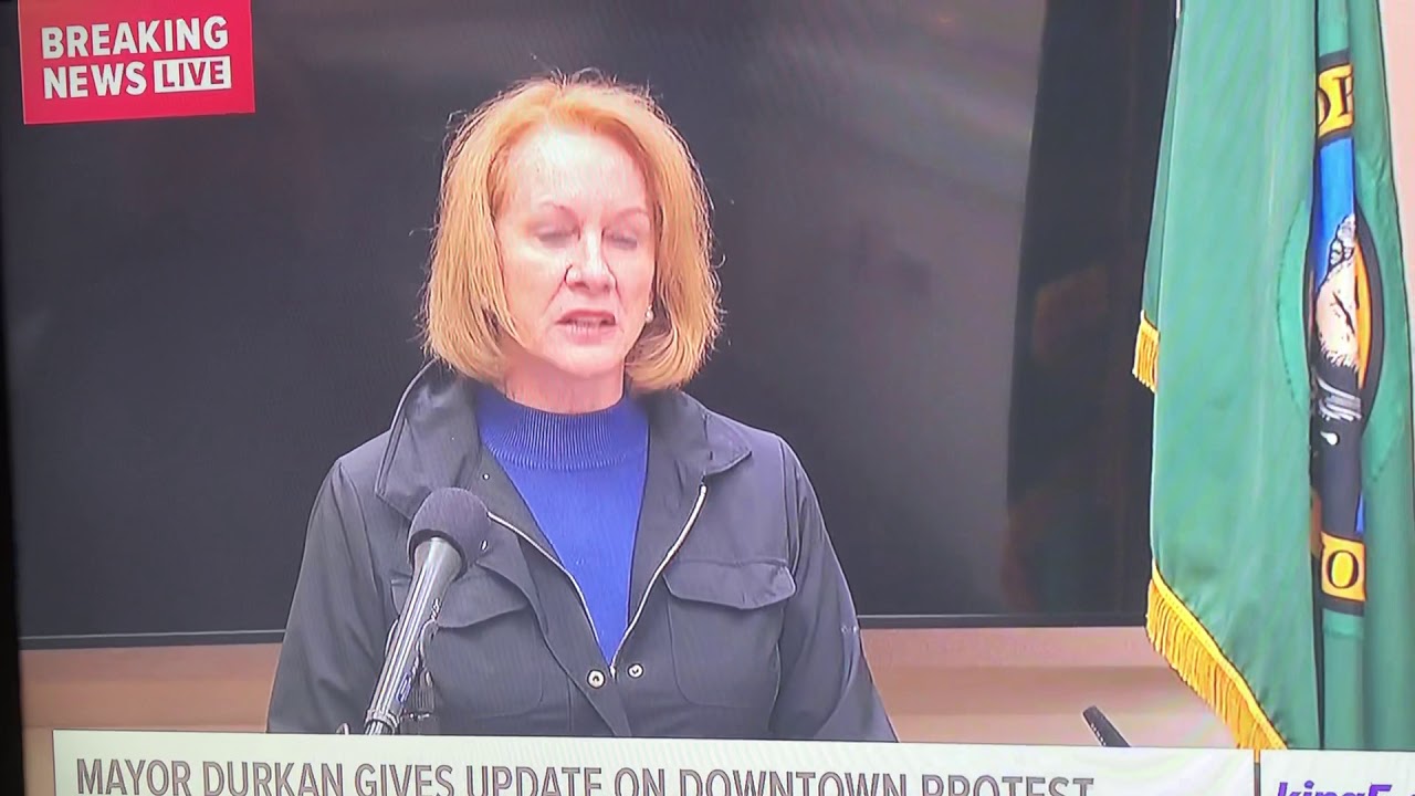 Seattle mayor Jenny Durkan on riot in downtown Seattle amid George ...