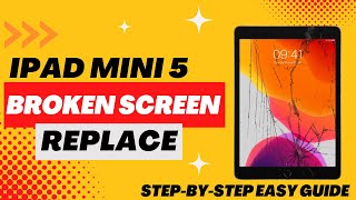 Ipad Mini 5 Broken Screen Replacement (A2133) Home Button Replacement done in 2 Minutes