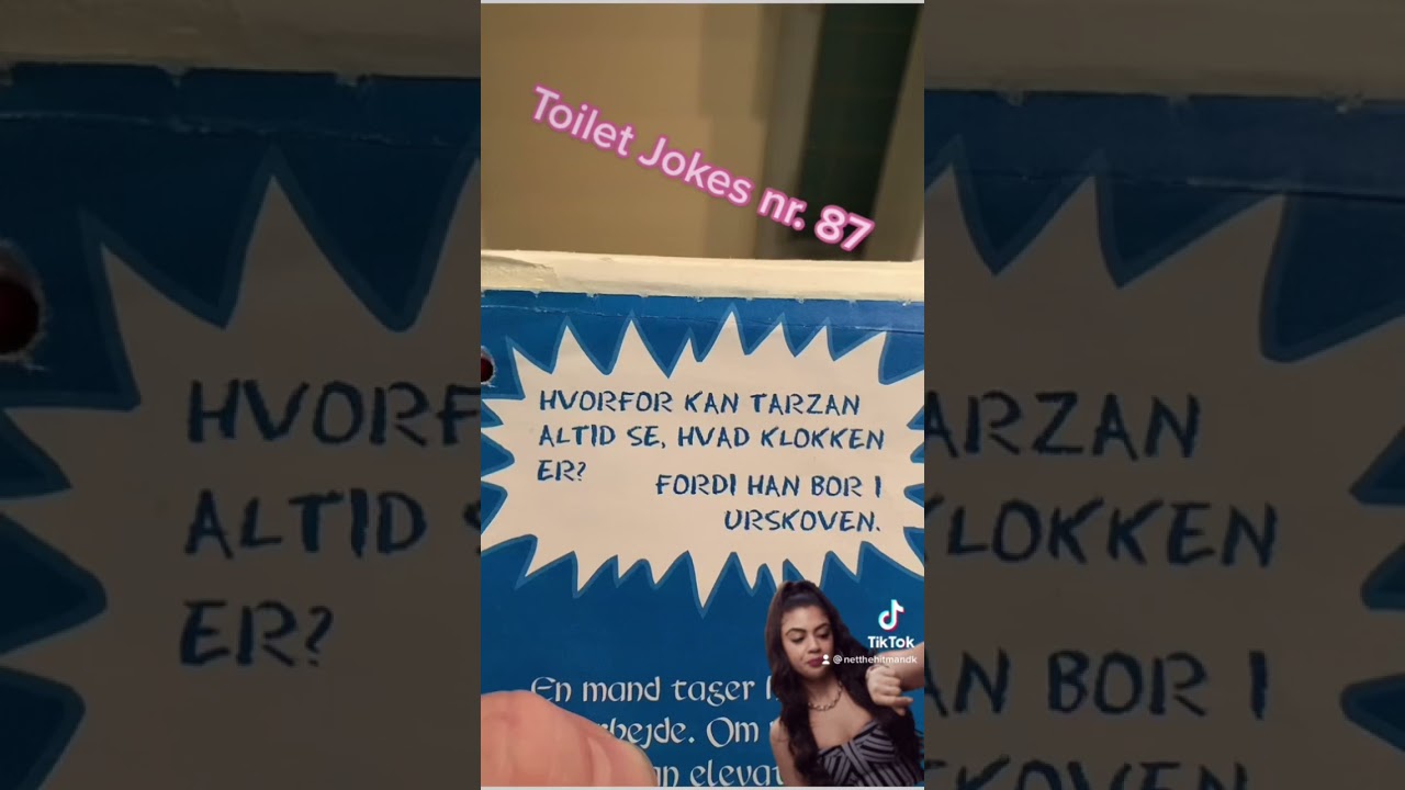 ⌚️Watch me Now🤪 Toilet jokes på Fynsk🚽 toiletjokes toiletjoke fynsk