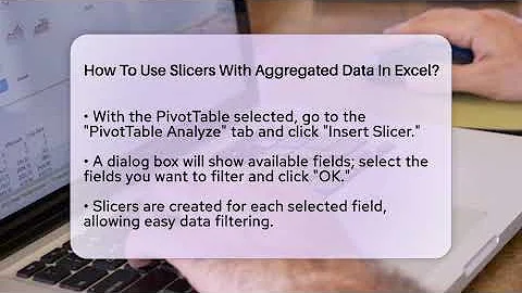 How To Use Slicers With Aggregated Data In Excel? - The Friendly Statistician