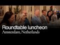 Beyond ma dialogues with an executive roundtable luncheon  amsterdam netherlands  the ortus club
