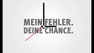 Mein Fehler. Deine Chance. Präsentation