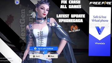 Fix Crash 2023 All Games Tutorial - Proof With Free Fire Gameplay in VphoneGaGa Latest Update