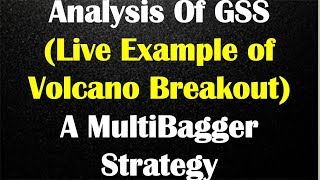 Analysis Of GSS - Multibagger Stocks And Strategies - Live Example of Volcano Breakout (In Hindi)