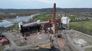Goudey Power Station Demolition Update - Air Tour