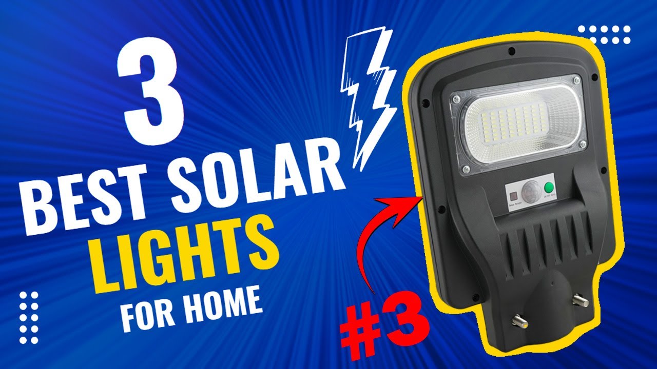Top 3 | Solar Powered Street Lights | Unboxing and Review