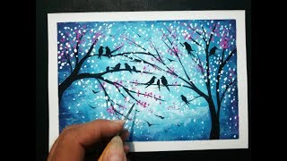 poster painting easy beginners