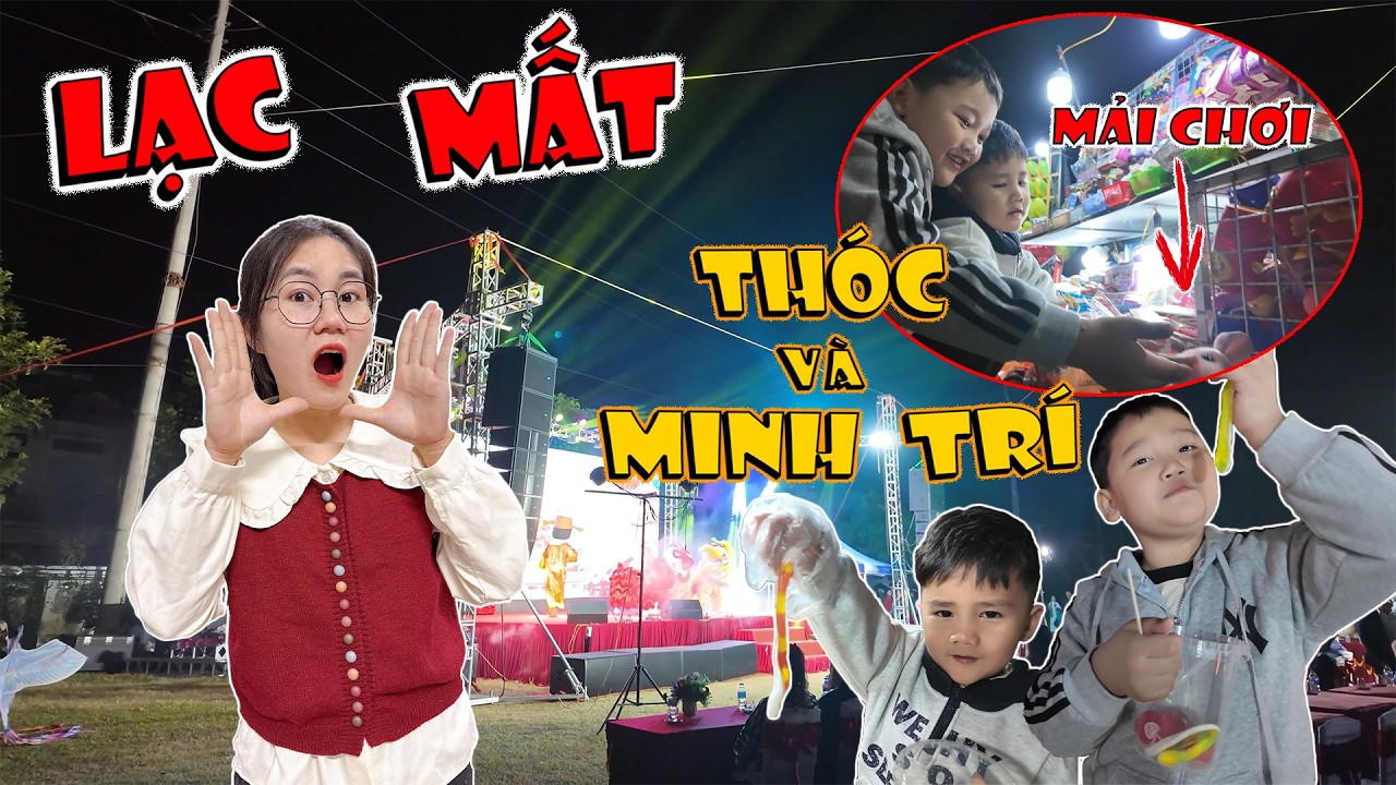 Đưa Team Trẻ Trâu Đi Chơi Hội-Chị Ruby Để Lạc Minh Trí Và Thóc Vì Mải Xem Văn Nghệ | Minh Trí Family