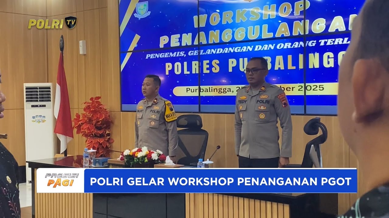 POLRES PURBALINGGA LAKSANAKAN WORKSHOP PENANGANAN PGOT SECARA HUMANIS ...