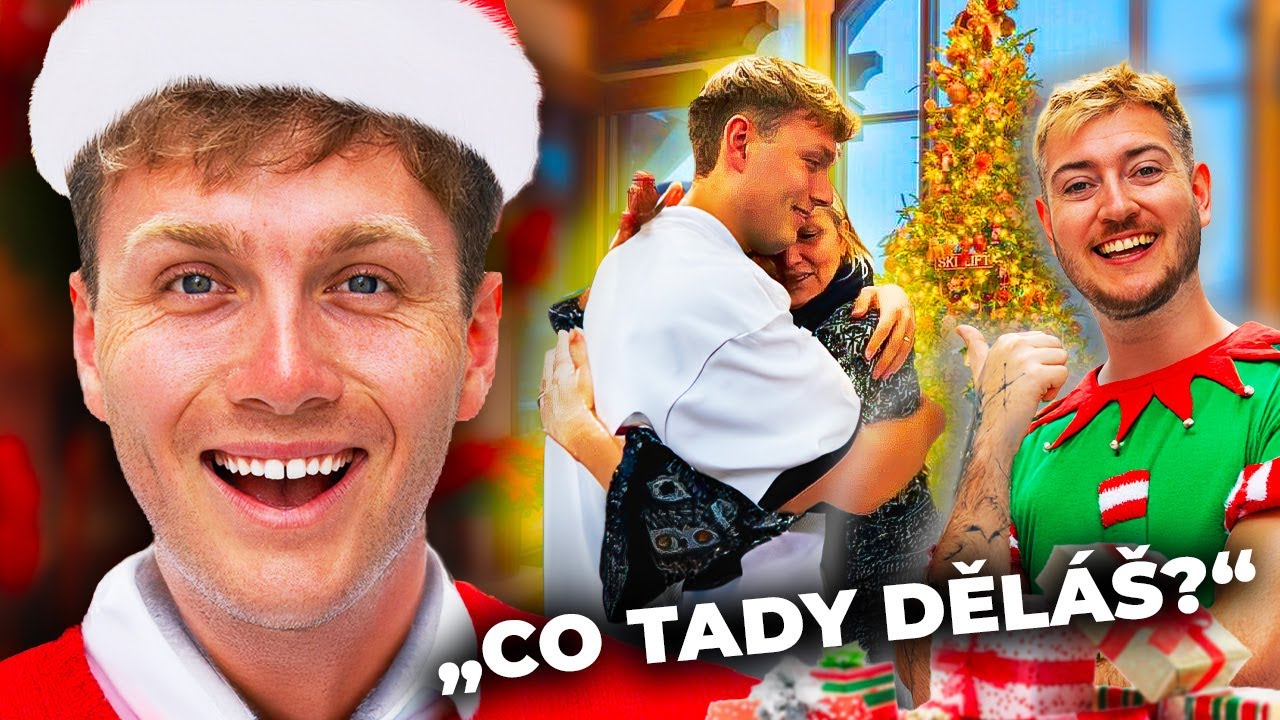 PŘEKVAPILI JSME RODINU NA VÁNOCE! (Nikdo nás nečekal) 😱