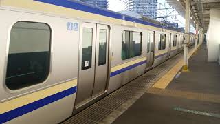 E235系1000番台横クラF-11編成+横クラJ-13編成西大井駅発車