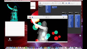 Kinect + Quartz Composer Interactive Particles