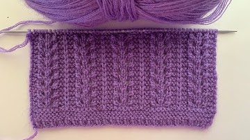 4 Rows Repeat Pattern For Ladies/Gents/Baby Sweater/cardigan/Jacket/Frock/cap