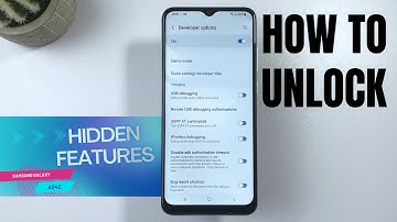How to Unlock Developer Mode Hidden Features Galaxy A04e