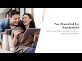 Tax Checklist for Newlyweds