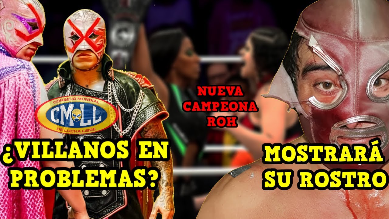 HIJO DEL SANTO MUESTRA SU ROSTRO/ ¿LOS VILLANOS EN PROBLEMAS CON CMLL ...