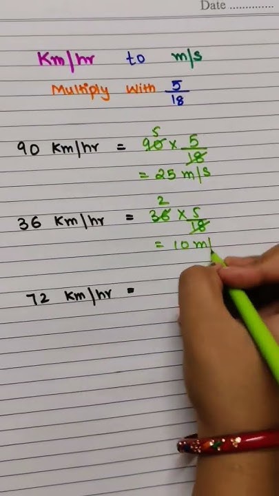 Conversion Of Km hr To M s maths tricks shorts ytshorts conversion-of-km-hr-to-m-s-maths-tricks-shorts-ytshorts