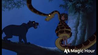 The Jungle Book Kaa Put That Man Cop in the mouth