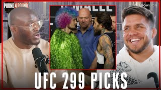 Kamaru Usman & Henry Cejudo Make UFC 299 Picks LIVE From Miami || Pound 4 Pound