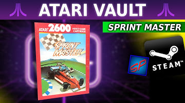 Atari Vault - Sprint Master - Surprisingly Competitive Racing Game