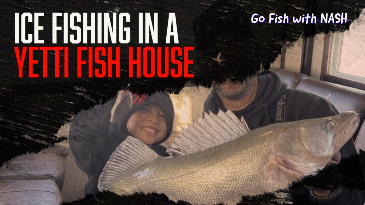 ICE FISHING in a Yetti fish house on LAKE WINNIPEG! YouTube