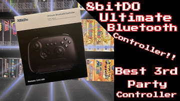 The BEST THIRD PARTY SWITCH CONTROLLER?!! 8BitDO Ultimate Bluetooth controller UNBOXING and REVIEW