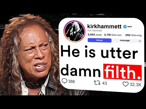 At 66, Kirk Hammett Names 5 Most EVIL People in Rock!