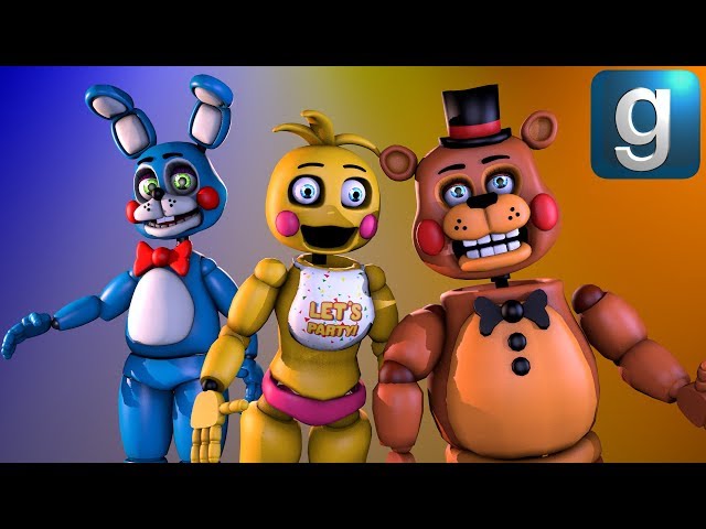 Gmod FNAF  Rebuilding The FNAF 1 Animatronics With Spare Parts [Part 1] 