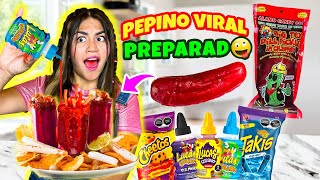 🥒Convierto el Pepinillo de Chamoy en BOTANA LOCA 😜🌶️🍋 ¿MÁS DELICIOSO? 🤤