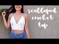 Scalloped Crochet Top // Crochet Tutorial