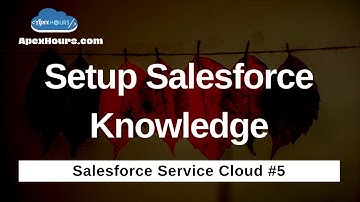Setup Salesforce Knowledge | EP5