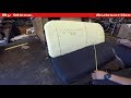 How to upholster Classic Truck Seat DIY