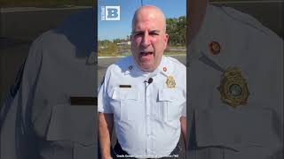 Frozen Danger! Florida Fire Dept. Demonstrates Danger in Incorrect Turkey Frying Technique
