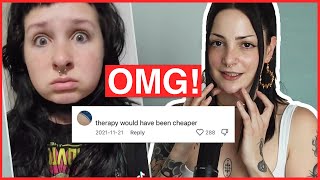 She Blacked Out Her Neck And Hates it