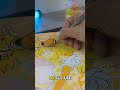 The Outline Transformation! Yellow Art Takes Shape