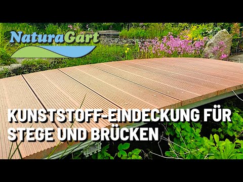 Update Teichbrücken und Teichstege - Bretter aus Kunststoff