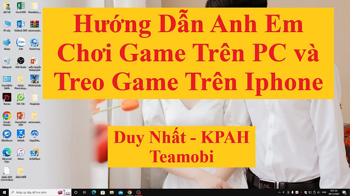 Hướng dẫn chơi game trên máy tính