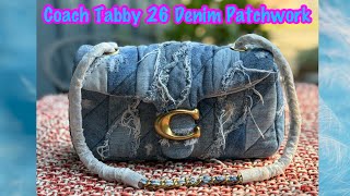 Coach Tabby 26 Denim Patchwork unboxing 
