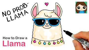 How to Draw a Llama 🦙 Cute Pun Art #11