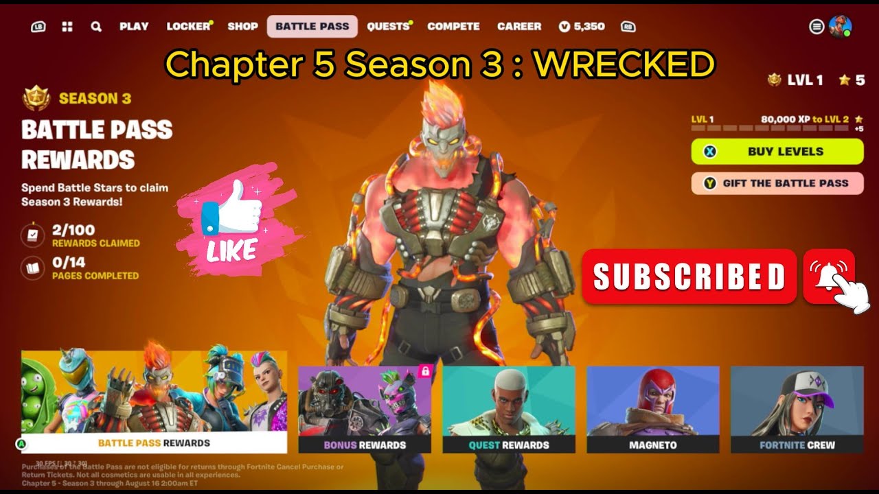 NEW Fortnite Season 3 Reveal Full Battle Pass #fortnite #zerobuilding # ...