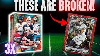 🚨RED /5 & GOLD /50 PULLED! 2026 Bowman Football Mega Boxes Are In A LEAGUE Of Their Own! 🔥