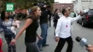 Families feud outside courthouse over missing baby Ayla