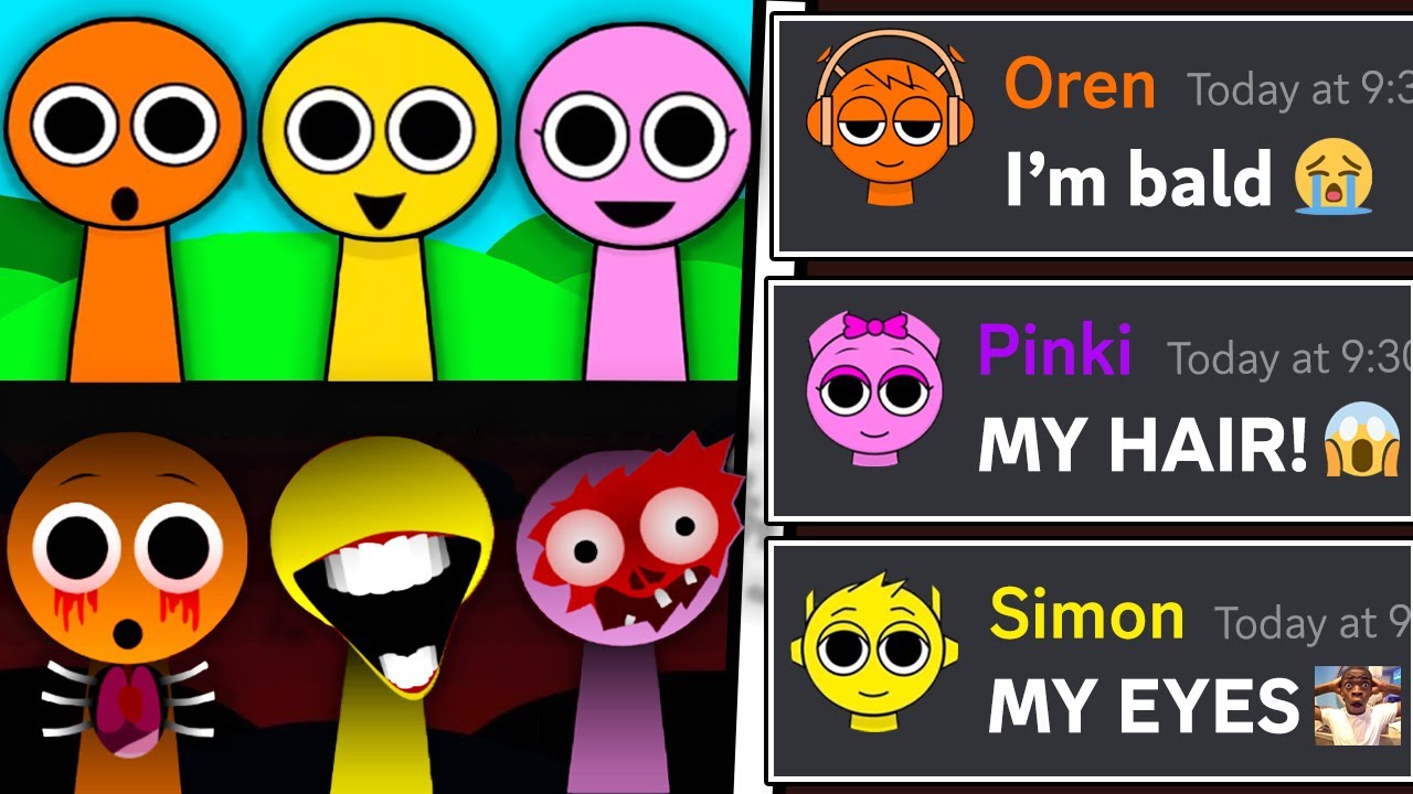 Sprinki reacts to SPRUNKI but Everyone Is Bald Mod... | NEW UPDATE!